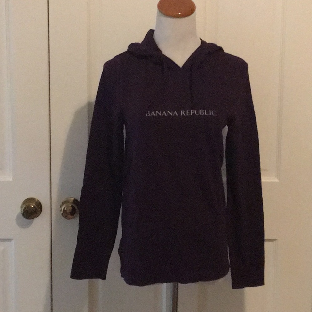 Purple Banana Republic sweatshirt